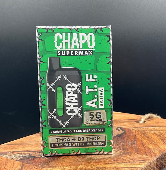 Chapo 5 Gram Pen - THCa Live Resin + D9 + THCP - A.T.F - Sativa