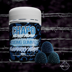 Chapo Extrax 175mg 20ct THCa Gummies - BLUEBERRY BLAST - Indica