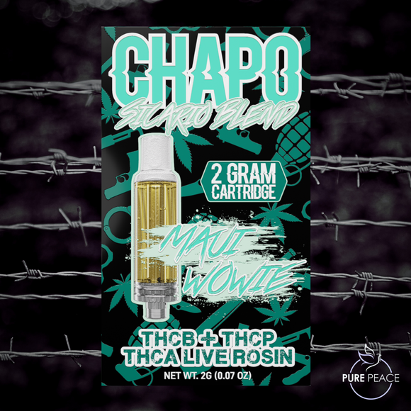 Chapo Extrax 2-Gram Cart - MAUI WOWIE - Sativa