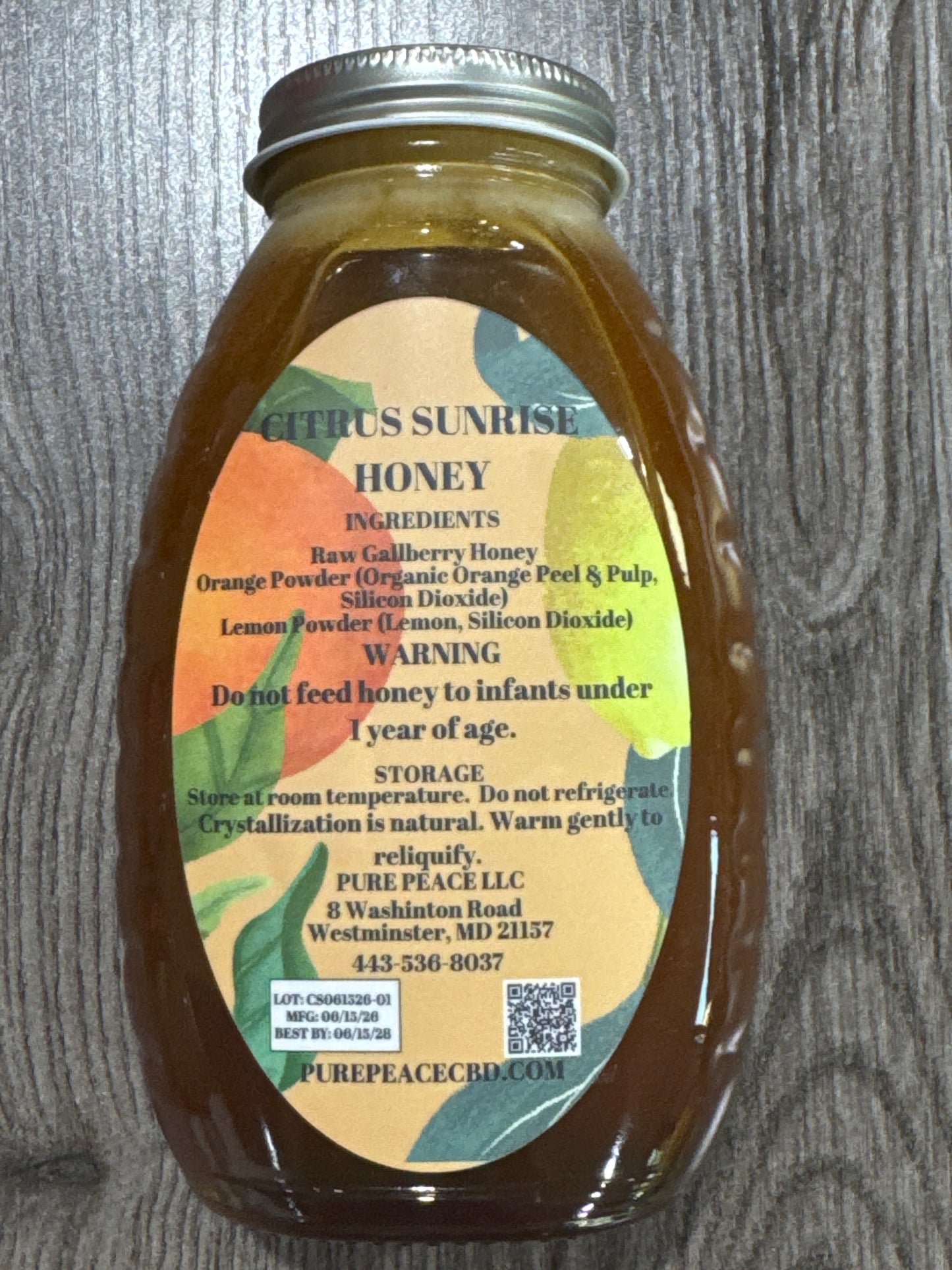 Citrus Sunrise Honey 1lb.