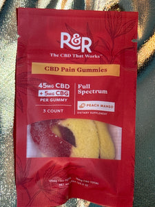 Full Spectrum 45mg +5mg CBG CBD Pain Gummies 30ct R&R