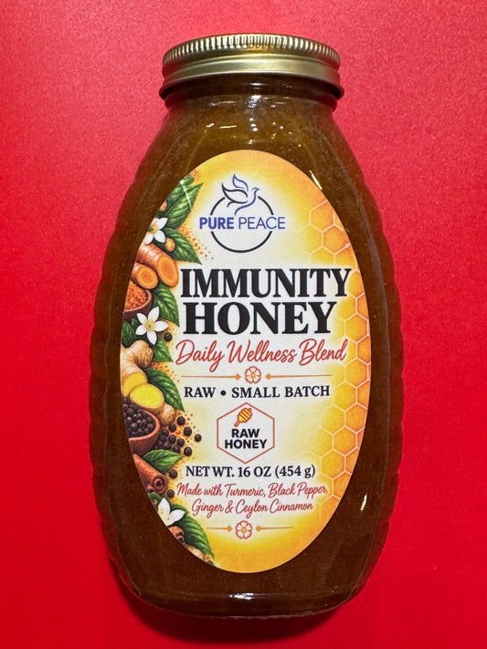 Immunity Honey Raw Local blend 1lb.