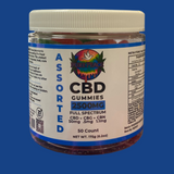 50MG Assorted CBD Gummies | Full Spectum| CBD + CBG + CBN PURE PEACE