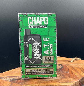 Chapo 5 Gram Pen - THCa Live Resin + D9 + THCP - A.T.F - Sativa