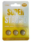 7-hydroxymitragynine Super Stackkd Kratom Tablets – Lemon Twist– 60mg Super Strength