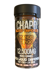 THCA + THCH Live Rosin Edibles | 500mg Gummies x 25 Jar | CHAPO BLOOD DIAMONDS