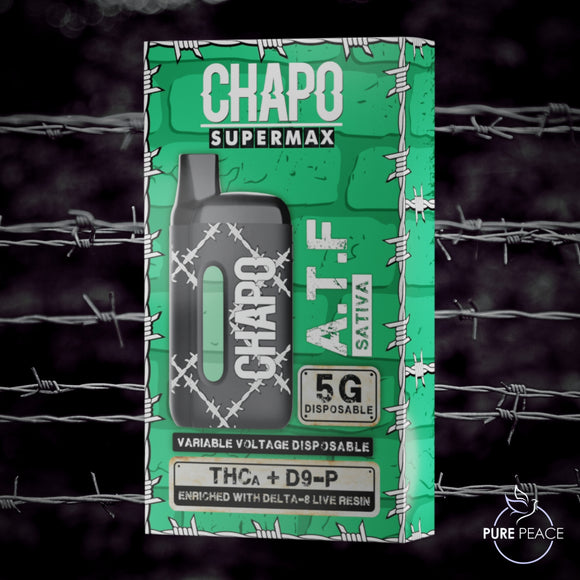 Chapo Extrax 5-Gram Pen - THCa Live Resin/Delta-9 THC/THCP - A.T.F - Sativa