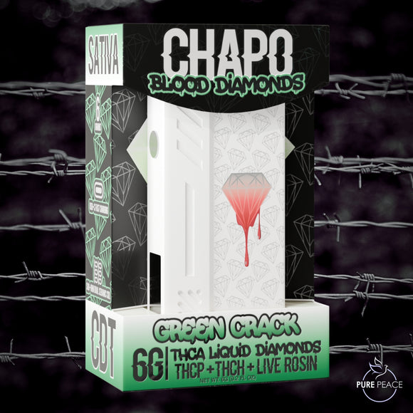 Chapo Extrax Blood Diamonds 6-Gram Pen - GREEN CRACK - Sativa