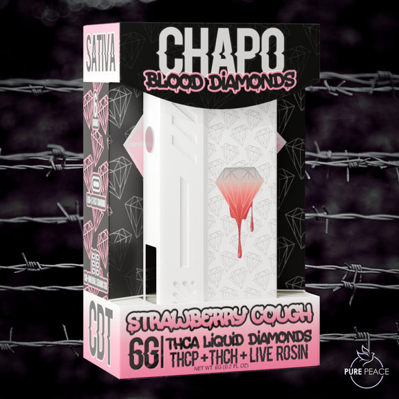 Chapo Extrax Blood Diamonds 6-Gram Pen - STRAWBERRY COUGH - Sativa