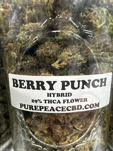 BERRY PUNCH THCA FLOWER 29% ~ HYBRID ~ DEPS