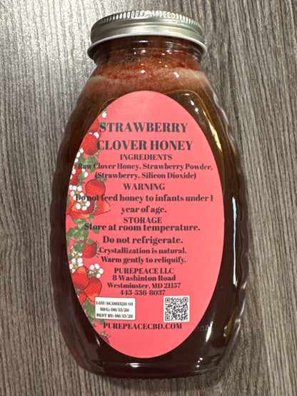 Strawberry Clover Honey 1lb.