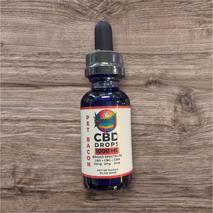 PURE PEACE - PET BACON - CBD DROPS - BROAD SPECTRUM | CBD + CBG + CBN