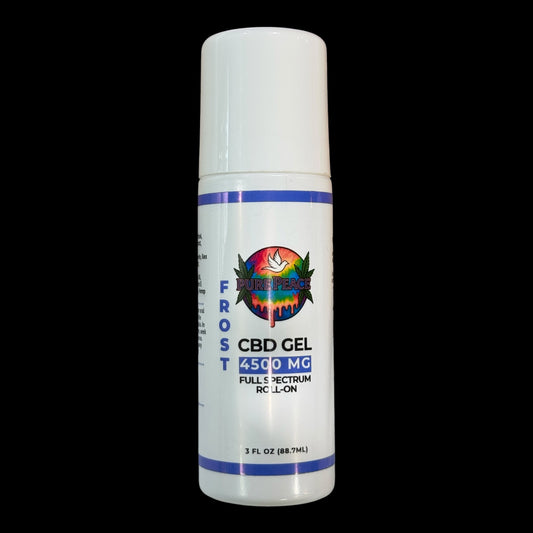 PUREPEACE 4500mg CBD Roll-On Relief Gel | THC-Free CBD Topical