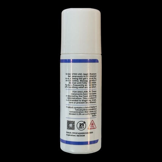 PUREPEACE 4500mg CBD Roll-On Relief Gel | THC-Free CBD Topical