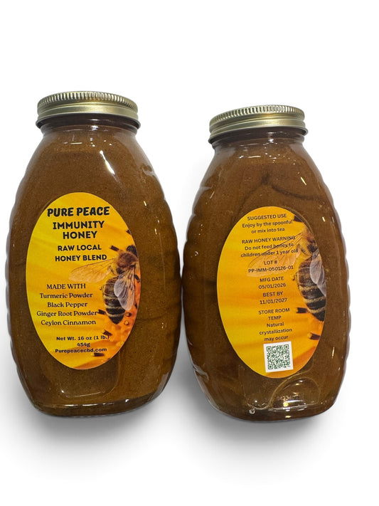 Immunity Honey Raw Local blend 16 oz