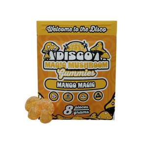 DISCO MAGIC MUSHROOM GUMMIES - 8 GRAMS / 8 PIECES - *MANGO MAGIC*