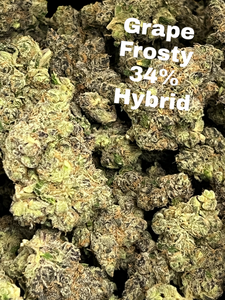 Grape Frosty 34% THCA Flower - Hybrid - Indoor Exotic