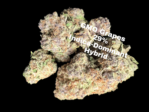 GMO Grapes THCa Flower 29% - Indica-Dominant Hybrid - INDOOR EXOTIC