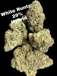 White Runtz THCA Flower 29% - Hybrid - Exotic Indoor