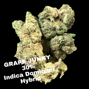 Grape Junky THCA Flower (30% THCA) ~ Indica-Dominant Hybrid ~ Deps