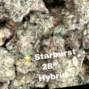 STARBURST THCA FLOWER 28% - HYBRID - INDOOR DEPS