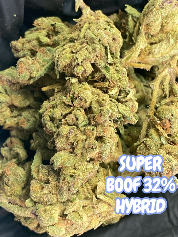 SUPER BOOF THCA FLOWER 32% - HYBRID - LIGHT DEPS