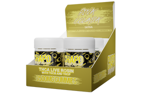 CHAPO 20ct THCa Live Rosin + THCB + THCP - 175mg Each Gummy