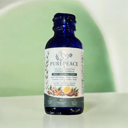 PUREPEACE Daily Wellness Tonic – Holistic Digestive Support Formula – 30 mL