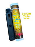 Pure Peace 2 Gram THCA Liquid Diamonds Disposable Vape Pen Pineapple Express -HYBRID