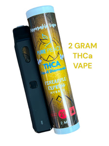 Pure Peace 2 Gram THCA Liquid Diamonds Disposable Vape Pen Pineapple Express -HYBRID